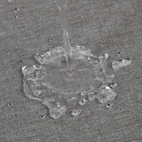 Tenda da doccia impermeabile in poliestere Garvee con ganci per bagni e vasche da bagno, 152,4 x 182,9 cm, grigio