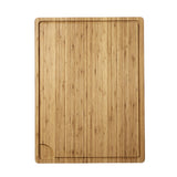 Tagliere in bambù extra large Garvee 24x18" con scanalatura per il succo e manici per cucina e carne, legno robusto, bifacciale, spessore 0,8" - 