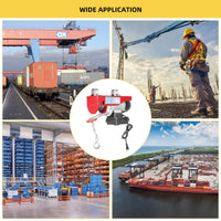 Garvee Electric Lift 850 libbre, paranco automatico per officina, magazzino e industria con freno di sicurezza a distanza per carichi pesanti