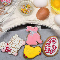 Set di 14 formine per biscotti pasquali Garvee, formina per biscotti in acciaio inossidabile per dolci fai da te per le feste, varie forme