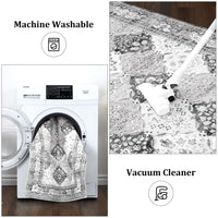 Garvee Tappeto Boho Resistente Alle Macchie Lavabile Antiscivolo Morbido 160x230 cm Design Marocchino
