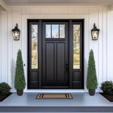 Garvee 4FT Artificiale Bosso Topiario con Vasi Resistenti per Uso Interno ed Esterno, Decorativo per Patio e Ingresso, Verde - verde