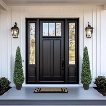 Garvee 4FT Artificiale Bosso Topiario con Vasi Resistenti per Uso Interno ed Esterno, Decorativo per Patio e Ingresso, Verde