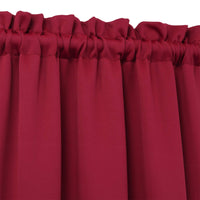 Tende oscuranti Garvee, 2 pezzi, 26x45 pollici, rosse, per soggiorno, cucina, camera da letto, termoisolanti