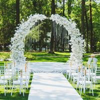 Arco da giardino Garvee in metallo 9.8 piedi x 7.2 piedi in acciaio zincato antiruggine, design vintage by matrimoni, feste in giardino