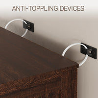 Scarpiera Garvee a 10 ripiani con 30 scomparti, vano portaoggetti alto, materiale MDF, antiribaltamento per corridoio e soggiorno, bianco