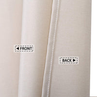 Tenda da doccia Garvee in poliestere impermeabile con ganci per vasca e doccia, beige, leggera, idrorepellente, facile da installare