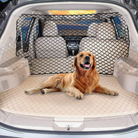 GARVEE Pratica barriera divisoria per bagagliaio, barriera di sicurezza per animali domestici, auto per cani, 120x70 cm, nera