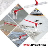 Kit Frattazzo Magnesio Garvee 46"x8" per Lisciatura Calcestruzzo - Angolo Regolabile, 4 Pali Telescopici, Ideale per Vialetti e Patii | Perfetto Regalo Festa del Papà