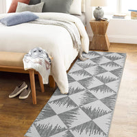 Tappeto lavabile Garvee per soggiorno, 80x150 cm, grigio, antiscivolo, facile da pulire, pelo corto, moderno, adatto per camera da letto, sala da pranzo, cameretta dei bambini