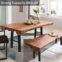 Gambe per tavolo in metallo a forma di X Garvee, altezza 16 pollici, acciaio, verniciatura a polvere nera, stabili e durevoli, fai da te e per interni/esterni