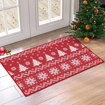 Zerbino Garvee Boho per interni ed esterni, 40 x 60 cm, lavabile in lavatrice, antiscivolo, stile fattoria
