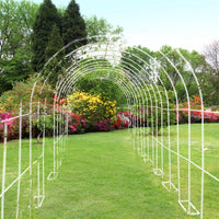 Arco da giardino Garvee in metallo 9.8 piedi x 7.2 piedi in acciaio zincato antiruggine, design vintage by matrimoni, feste in giardino