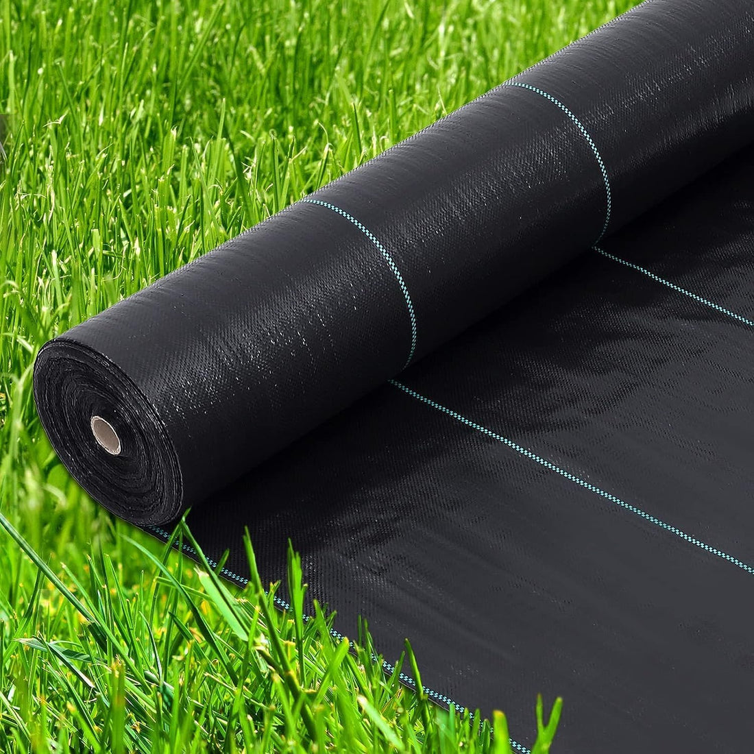 Tessuto anti-erbacce GARVEE, tessuto da giardino 198x9150 cm/3 oz, tessuto anti-erbacce di alta qualità per paesaggi, tessuto anti-erbacce, elevata permeabilità, ideale per aiuole, vialetti, pacciamatura