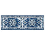 Garvee Tappeto Runner Antiscivolo Lavabile Stile Vintage Floreale per Corridoio Ingresso Soggiorno Cucina 60x230cm Navy Germania