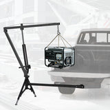 Garvee Gru Idraulica Da Camion 1000 Lbs, 360° Rotazione, 3 Capacità Braccio, Acciaio Resistente, Montaggio Su Gancio, Per Officine E Cantieri - Black