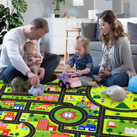 Garvee Tappeto Gioco Bambini Extra Large 140x200 Antiscivolo Morbido Velluto Educativo Colorato Per Camera E Sala Giochi