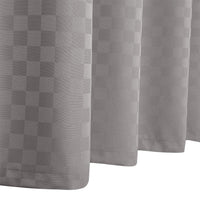 Tenda da doccia Garvee Waffle Plaid, poliestere pesante, 72x72 pollici, grigio, arredo bagno di qualità alberghiera