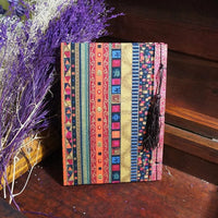 Garvee Set di 5 tessuti in cotone stampato con motivo etnico per patchwork fai da te e cucito, 25x20 cm, versatili, morbidi e traspiranti