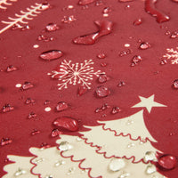 Tovaglia natalizia rotonda GARVEE 152 cm impermeabile lavabile color oro per decorazioni festive per feste, cucina, sala da pranzo