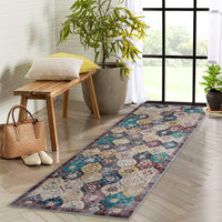 Tappeto vintage grande Garvee 60x180cm, lavabile, antiscivolo, morbido, in poliestere, a pelo corto, per soggiorno, camera da letto