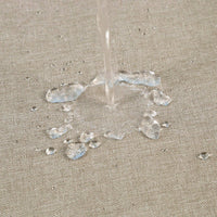 Tenda da doccia impermeabile in poliestere Garvee con ganci per bagni e vasche da bagno, 182,9 x 243,2 cm, colore caffè