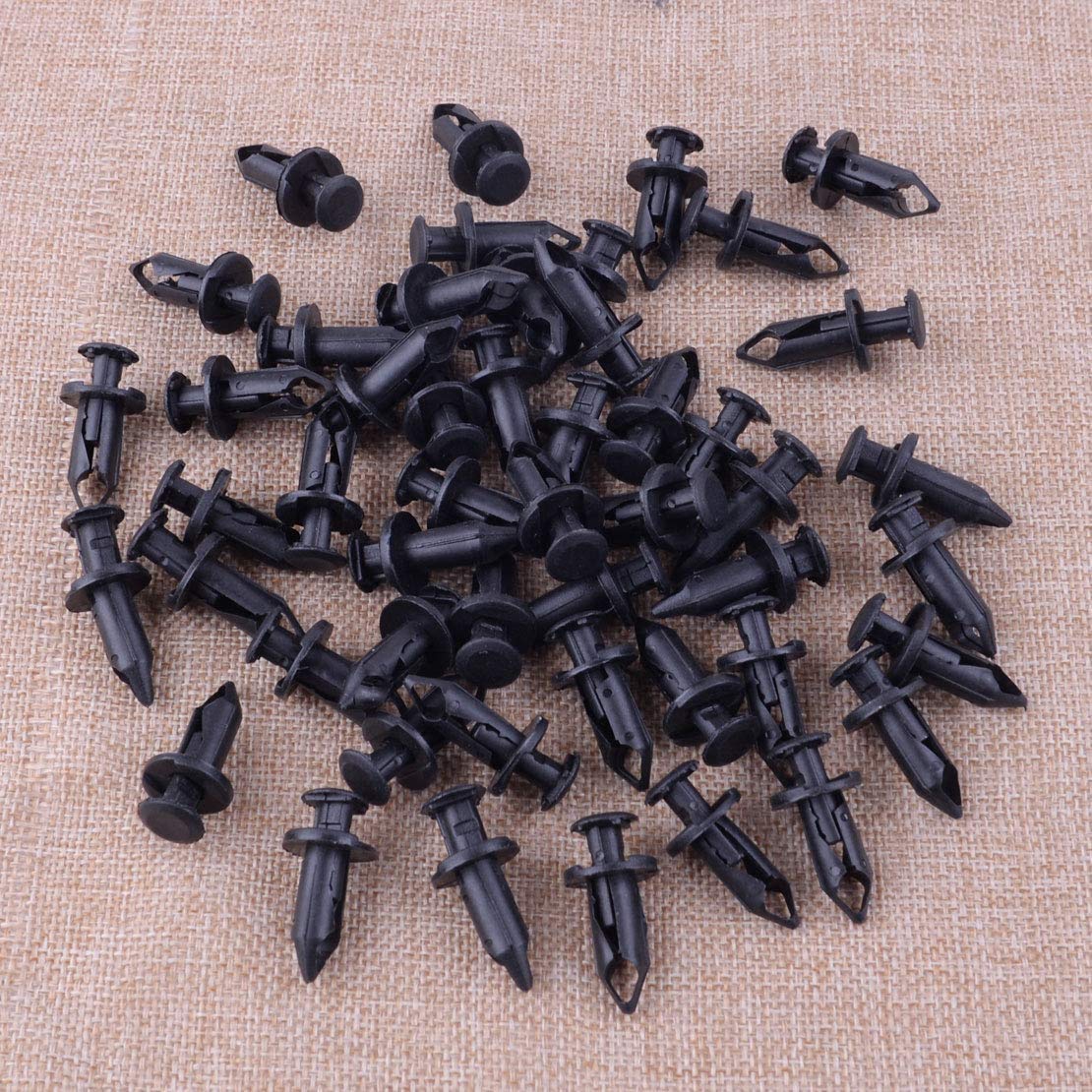 Set di clip per aste di spinta per auto Garvee da 50 pezzi da 8 mm 5/16 pollici compatibile con accessori Can-Am Maverick, Commander e Outlander