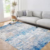 Garvee Tappeto Rettangolare 120x170 cm Impermeabile Resistente Antiscivolo per Interni ed Esterni Design Astratto Colorato