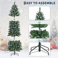 Albero di Natale Artificiale Garvee 182 cm con Supporto Metallico e Borsa
