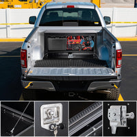 Cassetta Portautensili Camion Garvee Acciaio Nero Impermeabile con Serratura - Robusta per Festa del Papà, Artigiani e Avventurieri