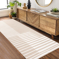 Tappeto lavabile Garvee 80x150 per corridoio, tappeto per soggiorno a pelo corto, antiscivolo, morbido, moderno, per camera da letto, cucina, beige