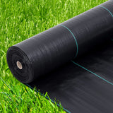 Garvee Tessuto Paesaggistico Antierbacce 200x90m, 85 g/m², Polipropilene, Controllo Erosione, Giardinaggio Nero