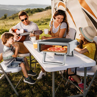 Forno per pizza a gas GARVEE con regolatore e tubo flessibile, forno per pizza portatile da esterno - Ideale per il giardino, per preparare la pizza napoletana a casa