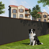 Garvee Rete Privacy Giardino HDPE 180 GSM 5x50 ft - Schermo Privacy, Protezione UV, Resistente, Facile Installazione, Outdoor Verde - Black