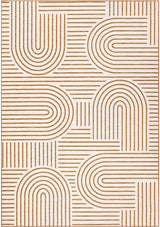 Tappeto Garvee 80x150 cm Arancione Effetto Cachemire Antiscivolo Soggiorno Camera da Letto Ingresso Terracotta - Arancione