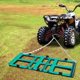 Garvee Drag Harrow Pesante 4FT con Catena 6FT e Barre Regolabili - Livellatore Prato e Strada in Acciaio Verniciato, Rimorchio ATV/Trattori Versatile e Durevole