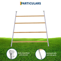 Garvee Chicken Roost per pollaio - Spazioso e resistente alle intemperie - Legno e metallo zincato - Ideale per cortile e fattoria - 55x39 pollici - Colore naturale