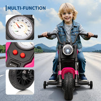 Moto elettrica Garvee 6V rossa con avviamento graduale e sospensioni: la prima moto elettrica per bambini dai 2 anni per passeggiate sicure in giardino
