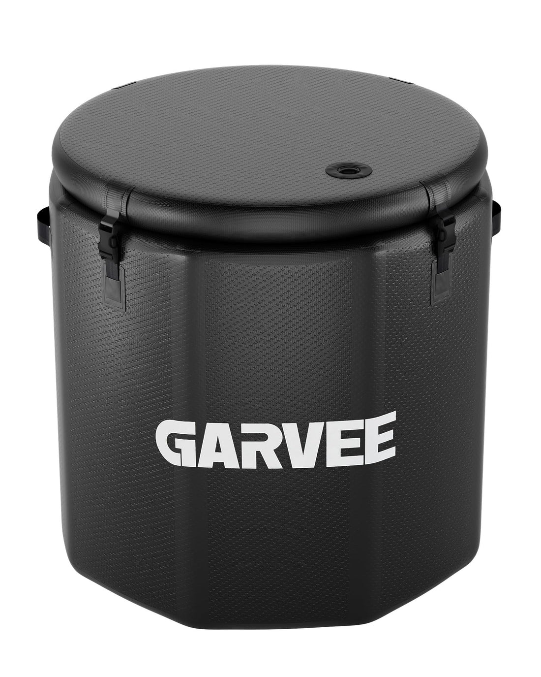 Vasca da bagno ghiacciata Garvee XXL per atleti, 186 galloni, PVC di grado militare, compatibile con refrigeratori d'acqua, portatile, coperchio isolato, sport e tempo libero