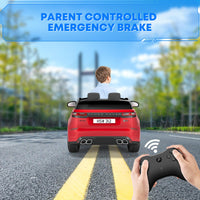 Garvee Kids Electric Car Land Rover 12V – Con telecomando, musica Bluetooth, luci LED rosse, per bambini dai 3 agli 8 anni, da usare all'aperto o a casa.