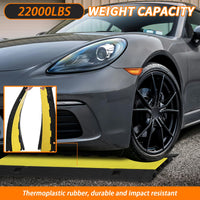 Rampa di protezione per cavi Garvee a 3 canali, gialla, per asfalto e cemento, capacità di carico di 28000 libbre, antiscivolo, modulare