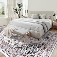 Garvee Tappeto Tribale Lavabile a Macchina Morbido Antiscivolo Poliestere Design Vintage 200x290cm per Soggiorno e Camera da Letto