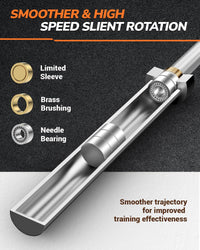Bilanciere Olimpico Garvee 7 Piedi per Festa del Papà | 1000 Libbre, Impugnatura Precisione, Acciaio Giapponese Cromato, Palestra Domestica 2"