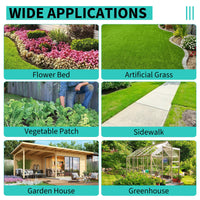 Tessuto anti-erbacce Garvee 3x300FT in PP resistente, traspirante, resistente ai raggi UV, per giardino e agricoltura, blu