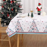 Tovaglia rettangolare Garvee 54x90" in poliestere impermeabile e antimacchia per sala da pranzo, cucina, buffet, feste, campeggio, colore sfumato, resistente - 