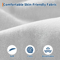 Poltrona a sacco Garvee per adulti con schiuma ad alta elasticità e base antiscivolo, tessuto in spugna, ergonomica, grigia, per soggiorno e camera da letto