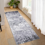 Garvee Tappeto Lavabile 80x150cm Design Astratto Antiscivolo Resistente Macchie Poliestere Morbido Basso Spessore Cucina Camera