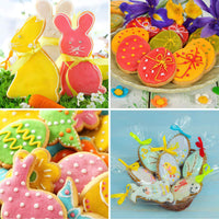 Set di 14 formine per biscotti pasquali Garvee, formina per biscotti in acciaio inossidabile per dolci fai da te per le feste, varie forme