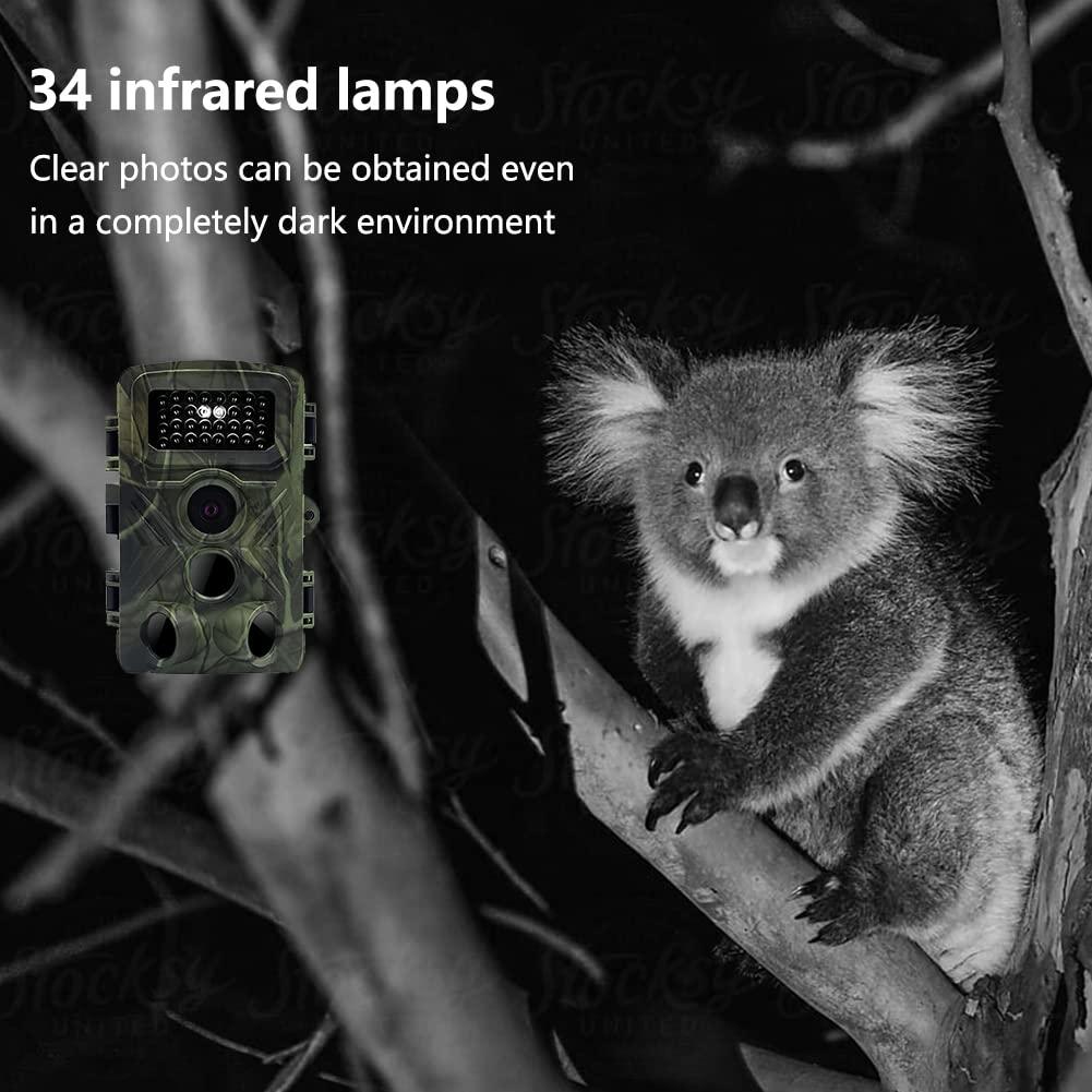 Garvee Mini Trail Camera 1080p 36MP Trasparente Confezione da 2 con scheda da 32 GB per la sorveglianza del giardino esterno