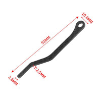 Garvee Catena Catcher in Fibra di Carbonio Ultralight per Moto e Bici - Stabilizzatore Catena Anti-Caduta - Montaggio Rapido Senza Attrezzi - Nero, 93x10.6x2.5mm